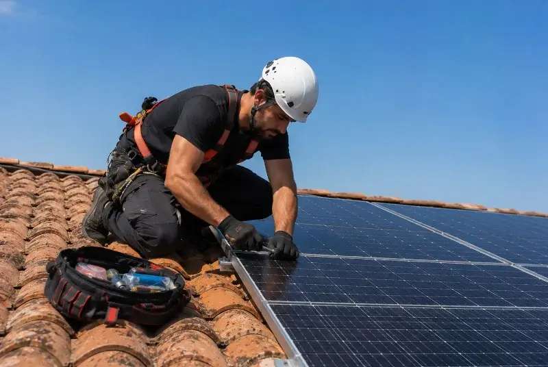Maintenance et monitoring de panneaux solaires à Drémil-Lafage