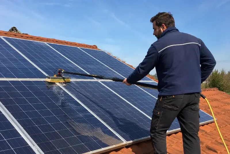 Nettoyage et entretien de panneaux solaires à Drémil-Lafage